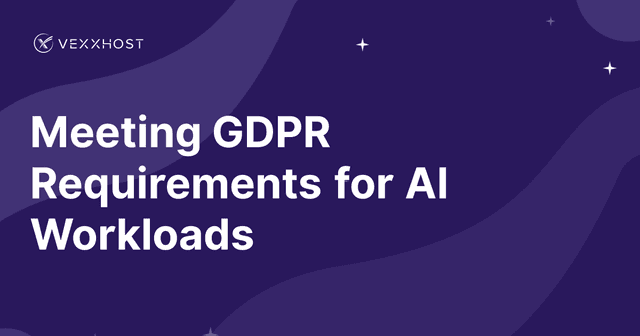 Meeting GDPR Requirements for AI Workloads