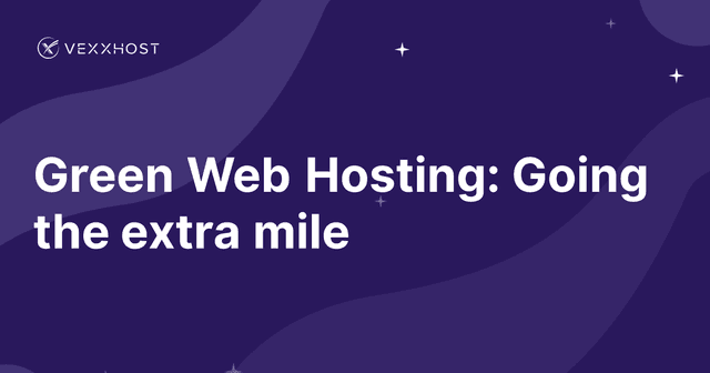 Green Web Hosting: Going the extra mile