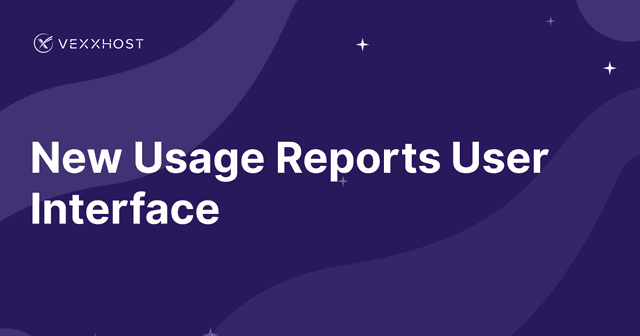 New Usage Reports User Interface