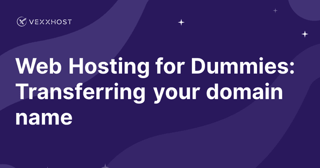 Web Hosting for Dummies: Transferring your domain name