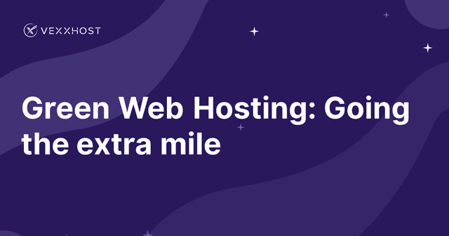 Green Web Hosting: Going the extra mile