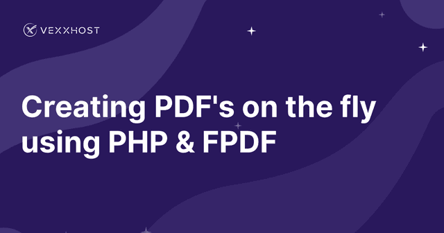 Creating PDF's on the fly using PHP & FPDF