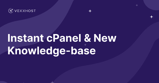 Instant cPanel & New Knowledge-base