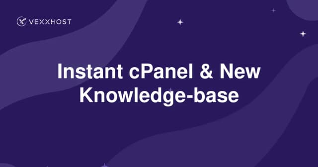 Instant cPanel & New Knowledge-base