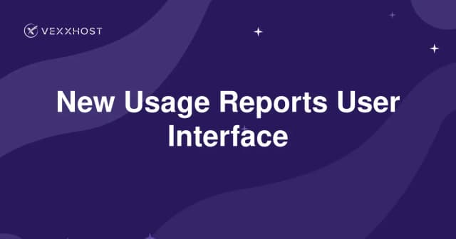 New Usage Reports User Interface