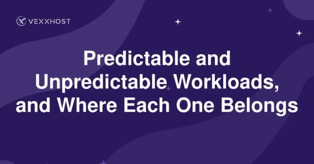 Predictable and Unpredictable Workloads, and Where Each One Belongs
