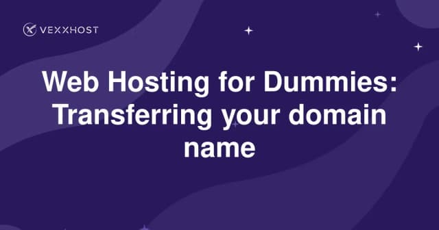 Web Hosting for Dummies: Transferring your domain name