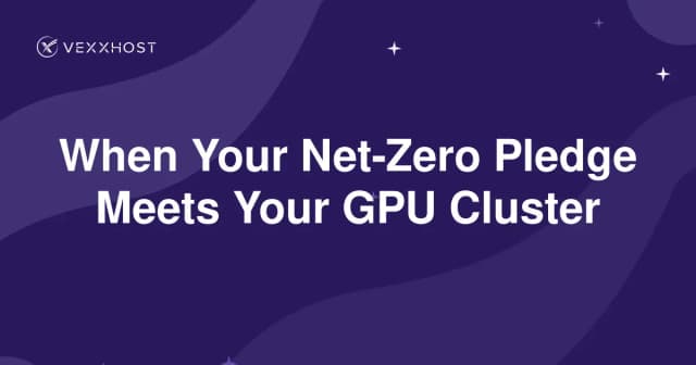 When Your Net-Zero Pledge Meets Your GPU Cluster 