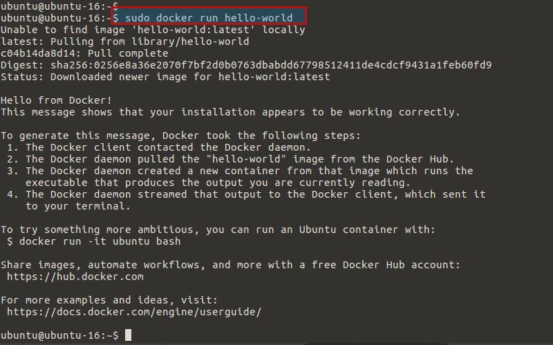 docker verify