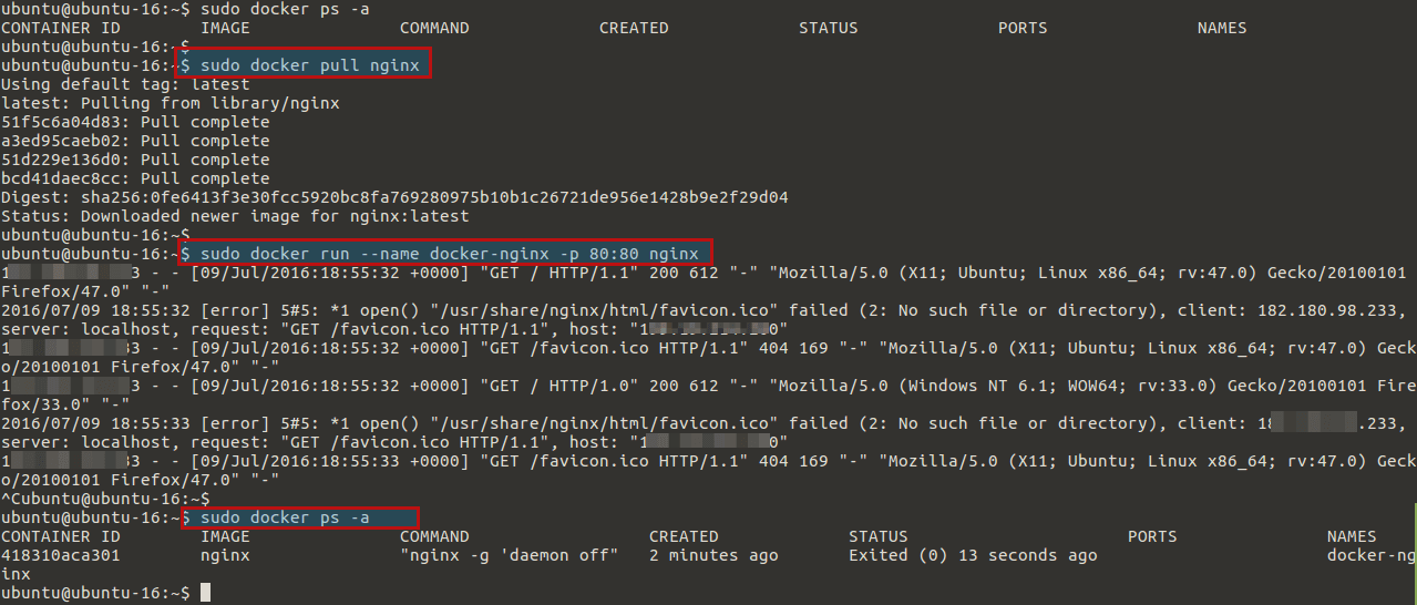 docker nginx