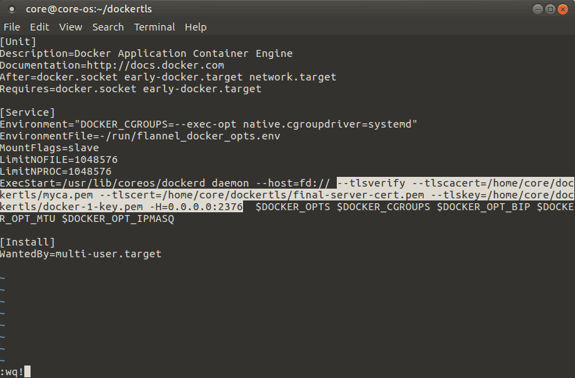 docker-config