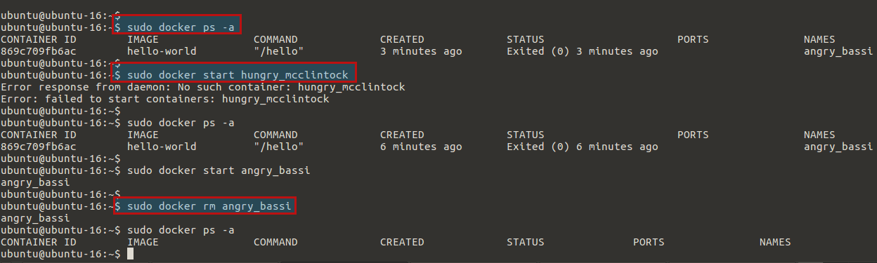 docker basics