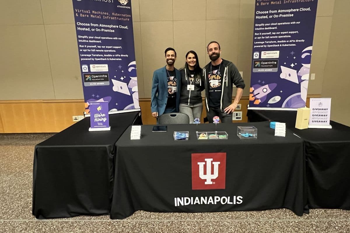 The VEXXHOST team on day one of OIDNA