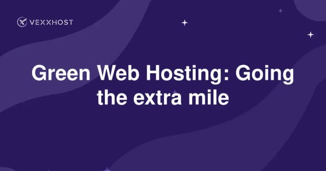 Green Web Hosting: Going the extra mile