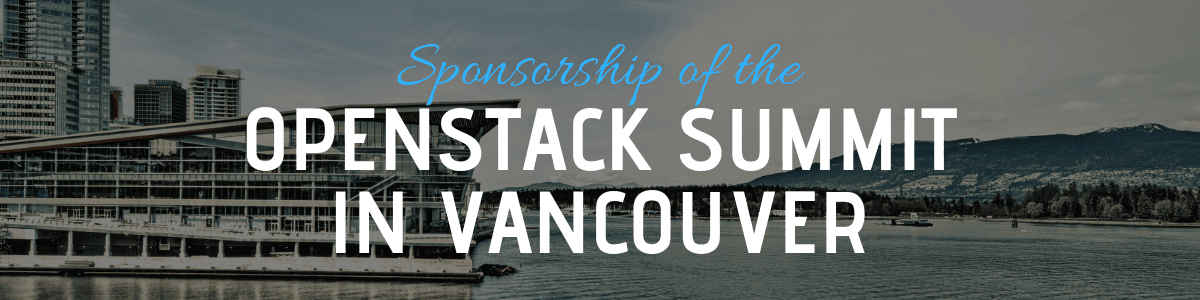 Sponsorship of the OpenStack Summit in Vancouver