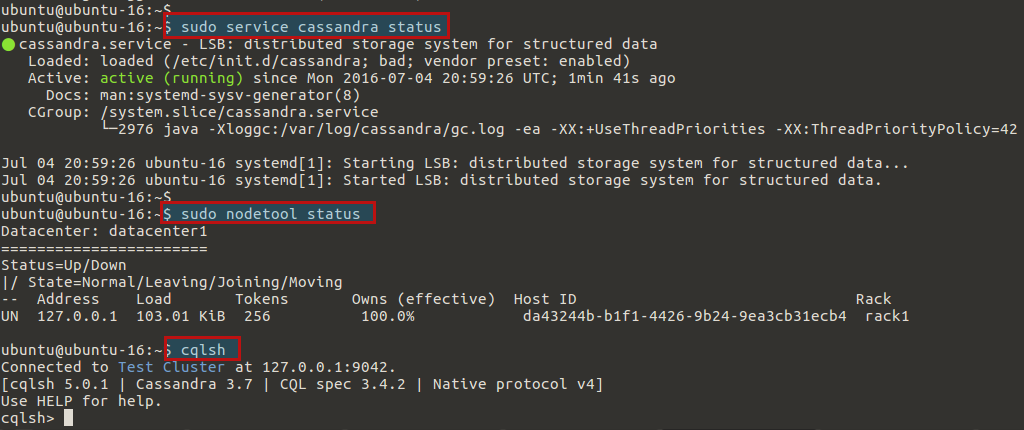 VEXXHOST - Setup Cassandra & run a Single-Node Cluster on Ubuntu