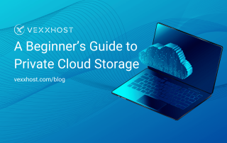 private cloud storage vexxhost blog header